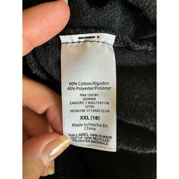 ACDC Juniors XXL (18) Overall Shirt Tank Dress with Pockets Washed Black NWOT - Picture 5 of 5